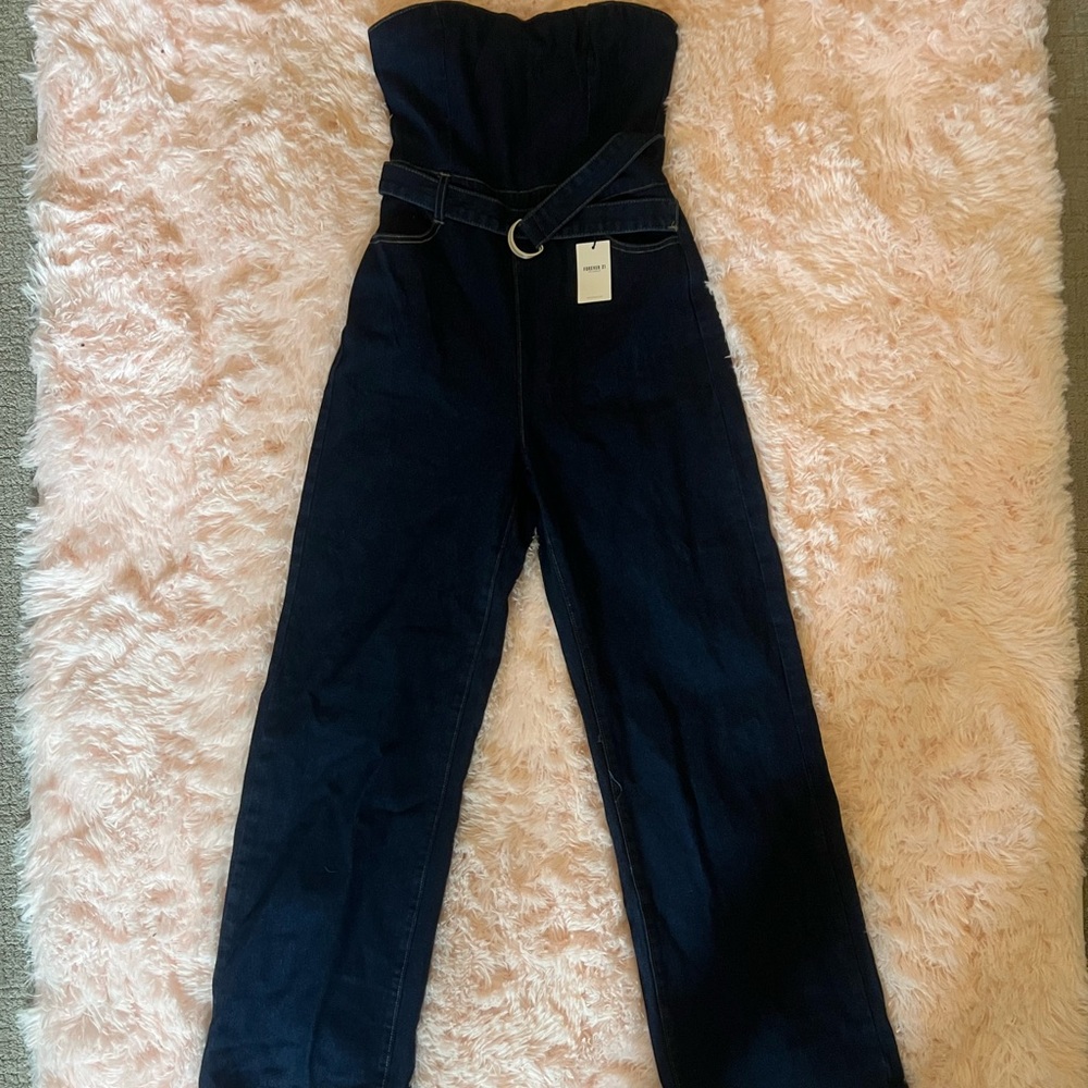 Forever 21 Dark Indigo Flare Jeans